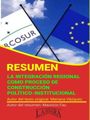 cover image of Resumen de La Integración Regional Como Proceso de Construcción Político-Institucional